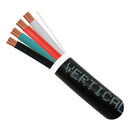 Vertical Cable Outdoor 14-gauge 4-Conductor Direct Burial Speaker Wire - 152.4-meter (500-ft) Pull Box - Black
