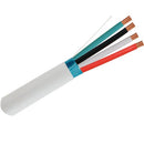 Vertical Cable 16-gauge 4-conductor Shielded Audio Cable - 152.4-meter (500-ft) Pull Box - White