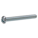 1/4-in x 2-1/2-in Round-Head Zinc-Plated Combination-Head Machine Screws - 100-pack