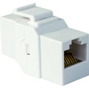 Vertical Cable CAT5E Keystone Coupler - White