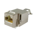 Vertical Cable Cat6 Shielded Data Grade 90-deg 8x8 Keystone Insert