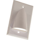 Vertical Cable Single Gang Feedthrough Wall Plate