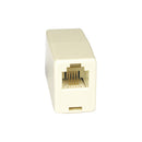 Tripp Lite RJ11 Straight-Through Modular In-Line Coupler (F/F) Telephone Connector - White