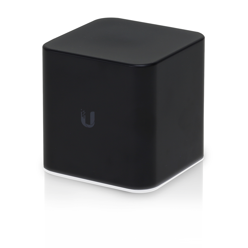 Ubiquiti UISP airCube Dual Band AC 2x2 MIMO Home Wi-Fi Access Point with PoE - Black