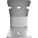 CTA Digital VESA Compatible Curved Stand and Wall Mount for Paragon Tablet Enclosures - Silver
