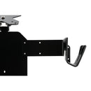 CTA Digital Single VESA Compatible Plate POS Station with Printer Stand, Magnetic Scanner and Card Reader Holder - Black