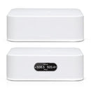 Ubiquiti AmpliFi Instant Dual Band 802.11ac Whole Home Mesh WiFi Kit with LCD Touchscreen Router and Mesh Point