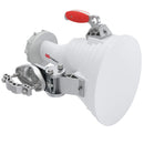 RF Elements 5GHz 20.5dBi 30 degree Asymmetrical Beam Horn Antenna - White