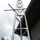 SureConX 3-meter (10-ft) 18-gauge Heavy Duty Double Weld Tubular Tower Straight Section