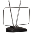 RCA UHF/VHF Adjustable 64-km (40-mile) Rabbit Ear Indoor 4K HDTV Antenna - Black