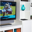 RCA SLIVR XL Multi-Directional 96-km (60-mile) Indoor Flat Amplified HDTV Antenna - Black