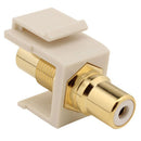 HomeWorx RCA to RCA Keystone Insert - White