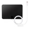 ANTOP Paper Thin AT-101B Smartpass Amplified 80.5-km (50-mile) Indoor HDTV Antenna - White/Black