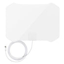 ANTOP Paper Thin Indoor HDTV Antenna 56-km (35-mile) with Table Stand - White - Open Box