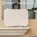 ANTOP Paper Thin Indoor HDTV Antenna 56-km (35-mile) with Table Stand - White - Open Box