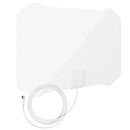 ANTOP Paper Thin Indoor HDTV Antenna 56-km (35-mile) with Table Stand - White - Open Box