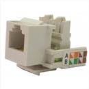 HomeWorx Cat3 Punch Down Keystone Insert - Single - White