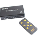 ClearConX 5-in 1-out HDMI Switch with 4K X 2K / 3D / CEC Support - Black