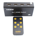 ClearConX 5-in 1-out HDMI Switch with 4K X 2K / 3D / CEC Support - Black