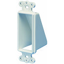 Arlington Single Gang Reversible Cable Entrance Hood Decora Strap - White