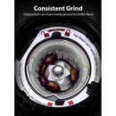 Aromaster Electric Burr Coffee Grinder with 24 Grind Settings - Stainless Steel