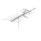 Channel Master 160-km+ (100-mile+) Ultra-Hi Crossfire 100 Directional Outdoor Antenna - Silver