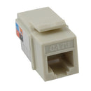 Construct Pro RJ11/Cat3 4-Conductor Keystone Insert - Light Almond