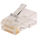 Construct Pro RJ45 Cat5e Connectors - 100-pack - Clear