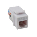 Construct Pro RJ11/CAT3 4-conductor Keystone Insert -10-pack - White