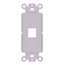 Construct Pro 1 Keystone Jack Decora Insert - 10-pack - White
