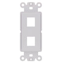 Construct Pro 2 Keystone Jack Decora Insert - 10-pack - White