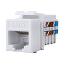 Construct Pro™ Cat5e Keystone Jack - 10-pack - White