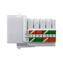 Construct Pro™ Cat5e Keystone Jack - 10-pack - White