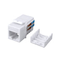 Construct Pro™ Cat5e Keystone Jack - 10-pack - White