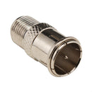 Construct Pro F Male Quick Connect to F Female Adaptor - 10-pack