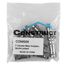 Construct Pro Double F Male Adapter - 10-pack