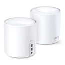 TP-Link Deco X20 AX1800 Whole Home Mesh Wi-Fi 6 System with up to 4,000-sq ft Coverage - 2-Pack - White