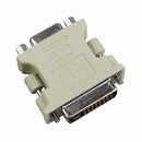 The DVI-D Male to VGA Female Conversion Adapter - Neutral
