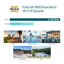 TP-Link Omada AX1800 Indoor/Outdoor WiFi 6 Access Point - White