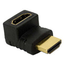 Element-Hz Flat 90 Deg (Up) HDMI Adapter, Male/Female (opposite ELE1091)