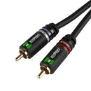 Element-Hz Universal Dual RCA-Style Cable - 4-meter (13-ft) - Black