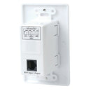 Element-Hz Cat5 Balun for Component Video & Digital Coax Audio Wall Plate - Pair - White