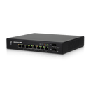 Ubiquiti UISP EdgeMAX EdgeSwitch Managed PoE+ 8-port Gigabit Ethernet with 2-port SFP - 150-watt - Black