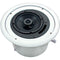 Atlas 15-cm (6-in) Coaxial In-Ceiling Loudspeaker with Transformer and Ported Enclosure - White