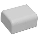 Quest Technology 38-mm (1-1/2-in) Premiere Raceway End Cap - White