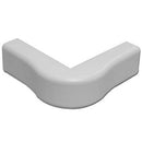 Quest Technology 38-mm (1-1/2-in) Premiere Raceway Outside Corner - White