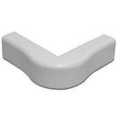 Quest Technology 25-mm (1-in) Premiere Raceway Outside Corner - White