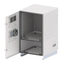 ALGCom GO 12U Fit Floor Outdoor Enclosure with Battery Compartment - White