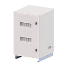 ALGCom GO 12U Fit Floor Outdoor Enclosure with Battery Compartment - White