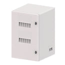 ALGCom GO 12U Fit Floor Outdoor Enclosure with Battery Compartment - White